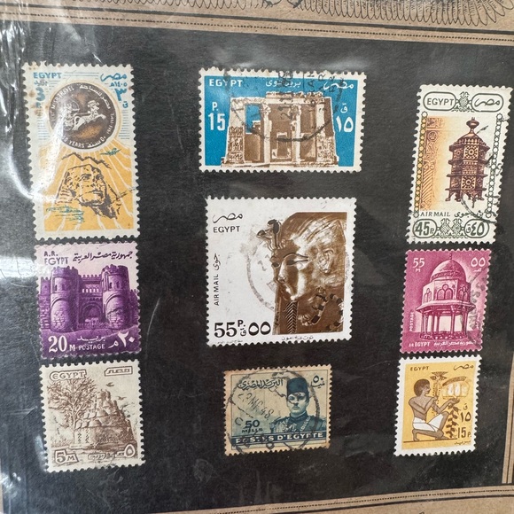 Vintage Egyptian Stamps Collection - Picture 4 of 6